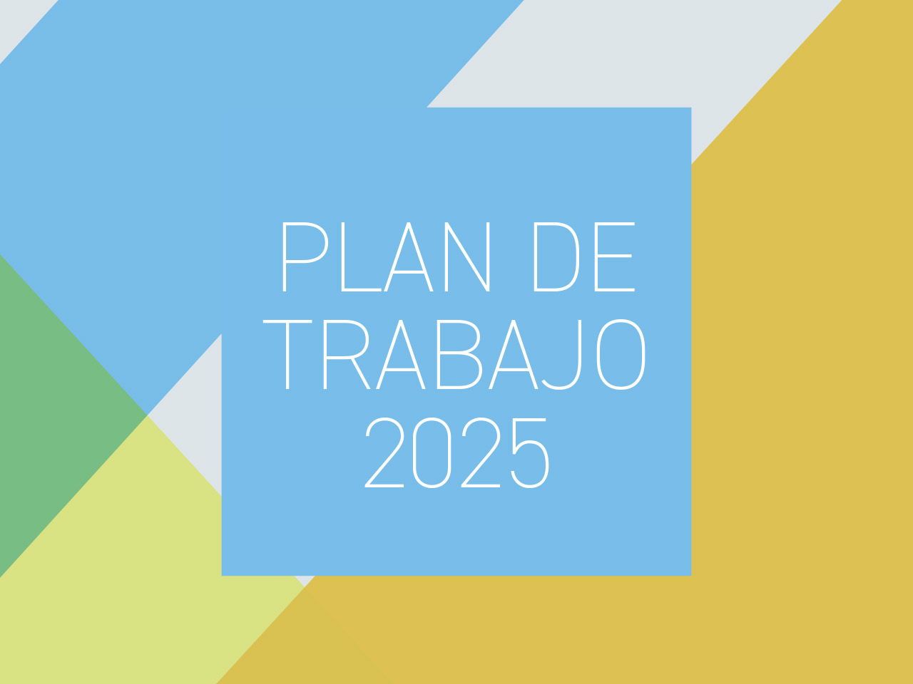 plan de trabajo